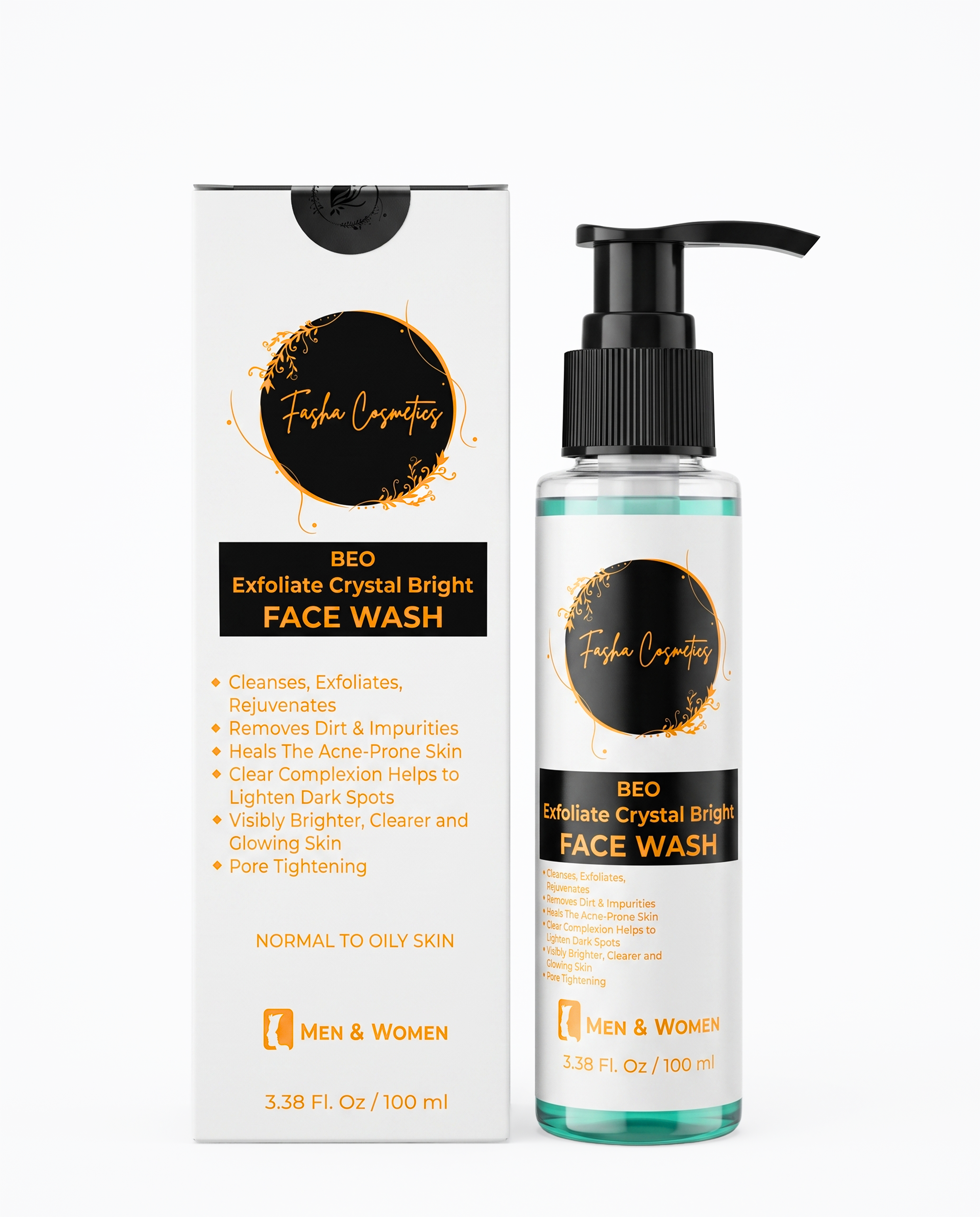 BEO Exfoliate Crystal Bright Face Wash