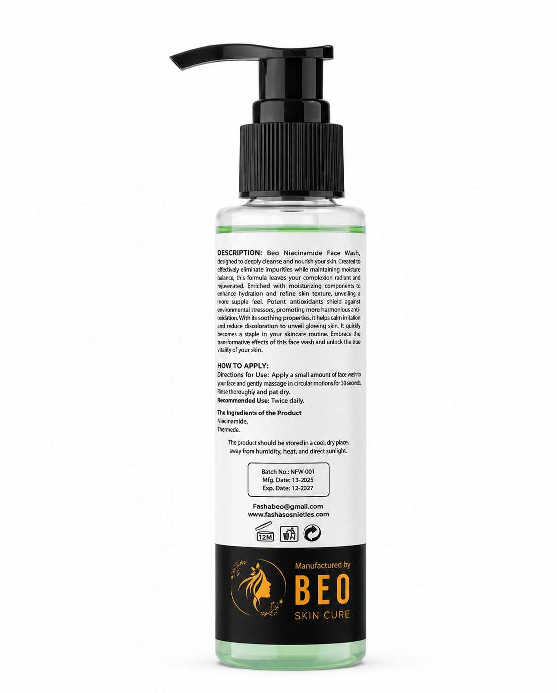 BEO Niacinamide Face Wash